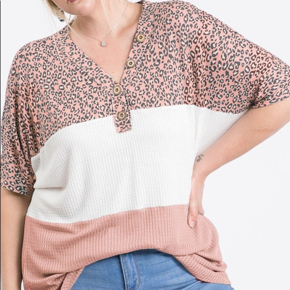 Color Block Dolman Top